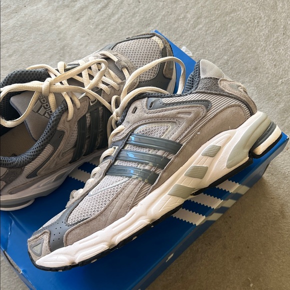 adidas Gray and Blue Men's Sneakers - Picture 8 of 14